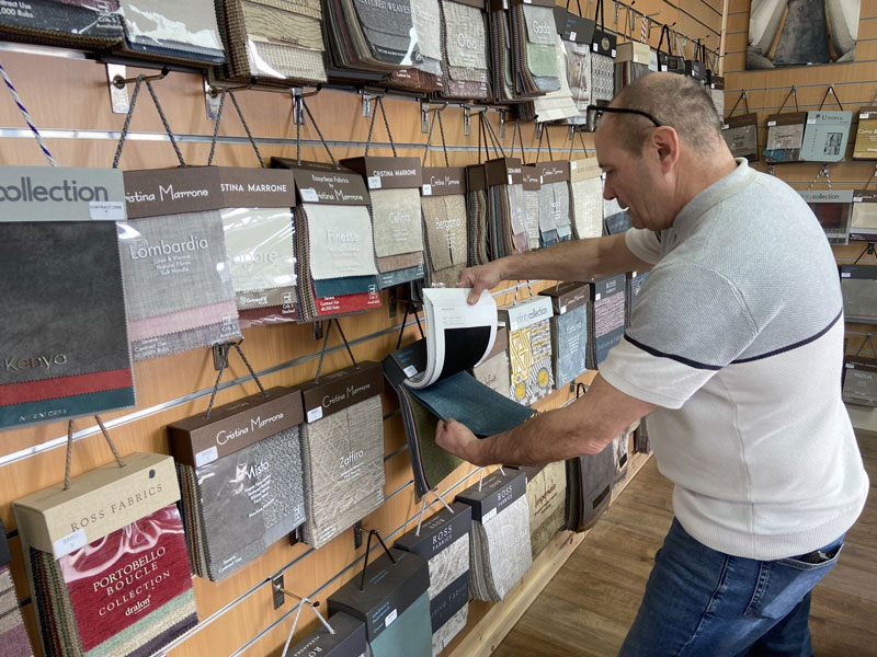 1,000s of Upholstery Fabrics to choose from