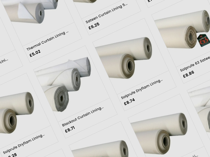 Curtain Linings & Trade Fabrics